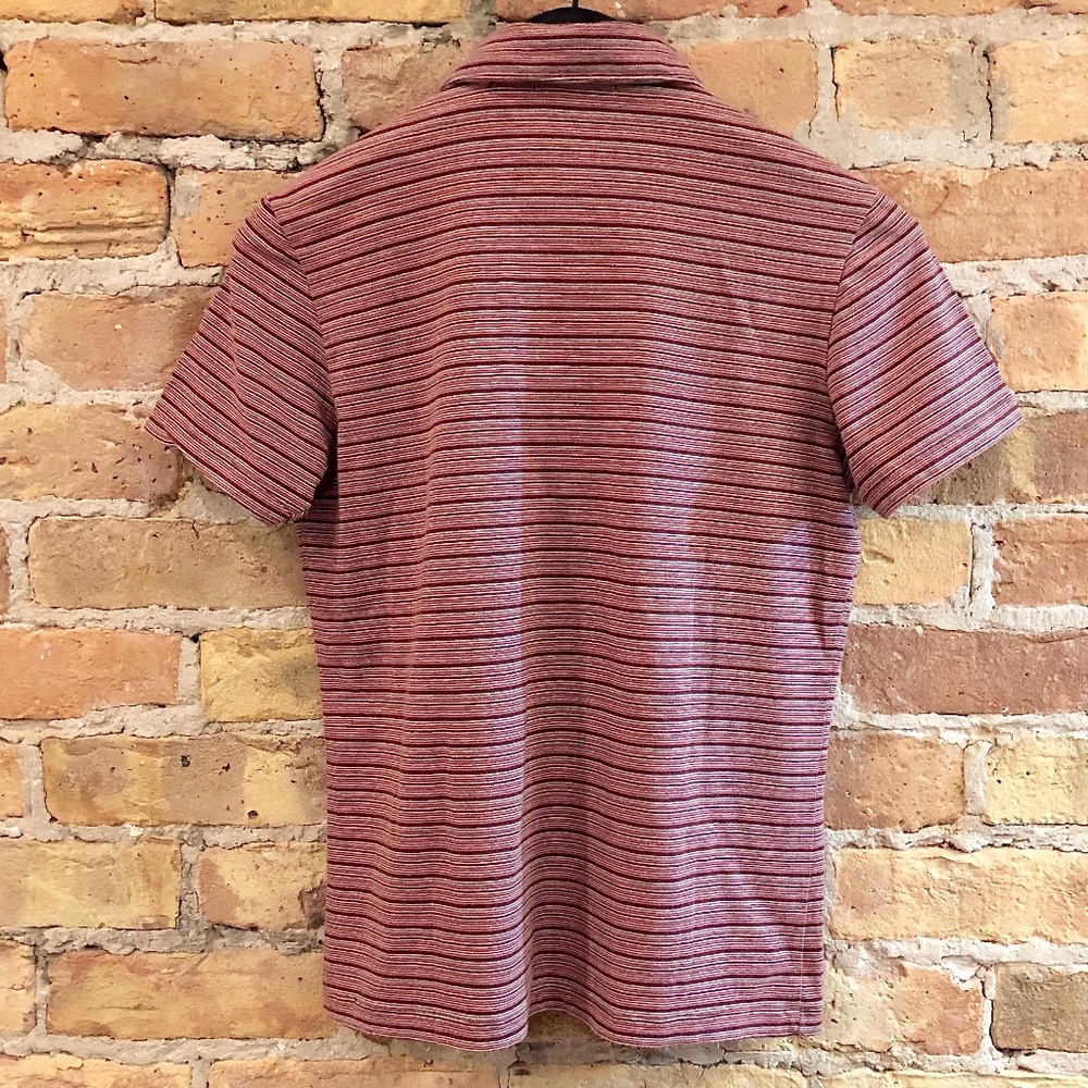 Men's Banana Republic Multi-Stripe Stretch Fit Polo Shirt Size Small - Picture 6 of 9
